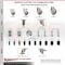 Service Caster 4 Inch 316SS Gray Poly Swivel 1-3/4 Inch Expanding Stem Caster Set Brake SCC SCC-SS316EX20S414-PPUB-TLB-134-4 - alternate 3